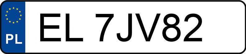 Numer rejestracyjny EL 7JV82 posiada AUDI A6 - EL7JV82