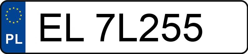 Numer rejestracyjny EL 7L255 posiada FIAT PANDA - EL7L255 Numer rejestracyjny EL 7L255 posiada FIAT PANDA - EL7L255