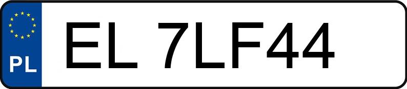Numer rejestracyjny EL 7LF44 posiada FUSO POLSKA CANTER FE4P10TF1N2 - EL7LF44