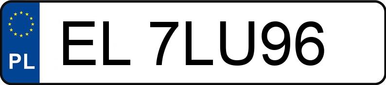 Numer rejestracyjny EL 7LU96 posiada SKODA Superb IV 2.0 TSI MR`24 E6d Sportline - EL7LU96