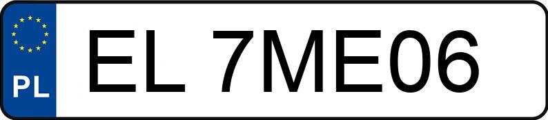 Numer rejestracyjny EL 7ME06 posiada KIA Rio 1.4 MR`05 E4 LX - EL7ME06 Numer rejestracyjny EL 7ME06 posiada KIA Rio 1.4 MR`05 E4 LX - EL7ME06