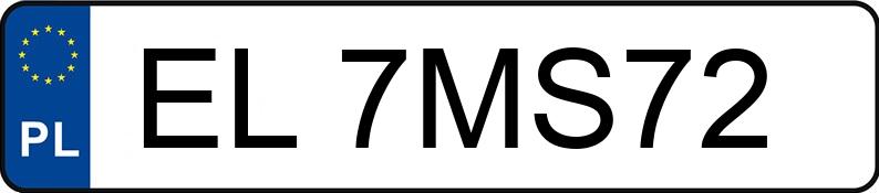 Numer rejestracyjny EL 7MS72 posiada CUPRA TERRAMAR - EL7MS72