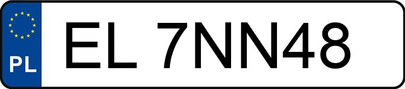 Numer rejestracyjny EL 7NN48 posiada RENAULT Megane IV Grand Coupe dCi MR`16 E6 Life Blue 95 - EL7NN48