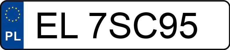 Il numero di registrazione EL 7SC95 ha RENAULT Trafic 2.0 Blue dCi MR`21 E6 3.1t L1H1 Extra (1000) Aut. - EL7SC95