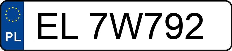 Numer rejestracyjny EL 7W792 posiada OPEL Corsa C 1.2 MR`00 E3 Cosmo - EL7W792