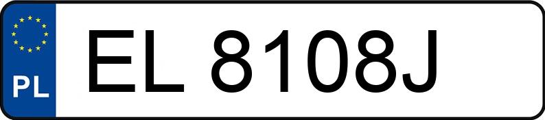 Numer rejestracyjny EL 8108J posiada OPEL VECTRA - EL8108J Numer rejestracyjny EL 8108J posiada OPEL VECTRA - EL8108J