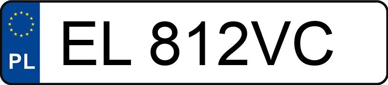 Numer rejestracyjny EL 812VC posiada OPEL INSIGNIA - EL812VC