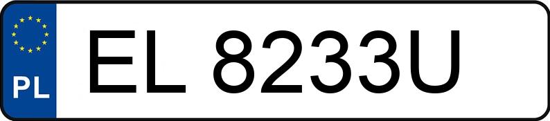 Numer rejestracyjny EL 8233U posiada FIAT DUCATO - EL8233U