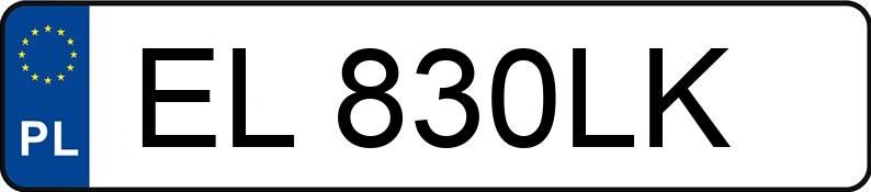 Numer rejestracyjny EL 830LK posiada BMW 320 CD - EL830LK Numer rejestracyjny EL 830LK posiada BMW 320 CD - EL830LK