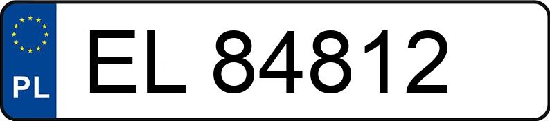 Numer rejestracyjny EL 84812 posiada RENAULT Megane Coupe 1.6 MR`95 RN Monte Carlo - EL84812