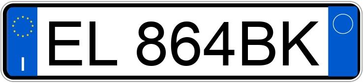 Numer rejestracyjny EL864BK posiada VOLKSWAGEN Golf 6a serie