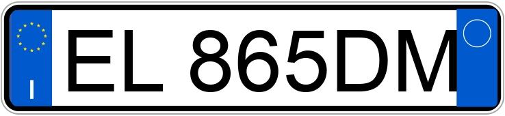 Numer rejestracyjny EL865DM posiada OPEL CORSA