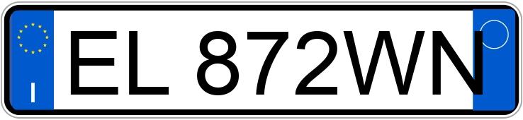Numer rejestracyjny EL872WN posiada LANCIA Ypsilon 3a serie Numer rejestracyjny EL872WN posiada LANCIA Ypsilon 3a serie