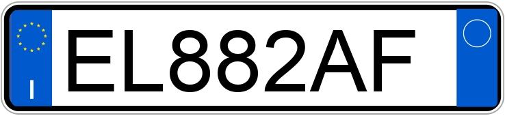 Numer rejestracyjny EL882AF posiada BMW X1