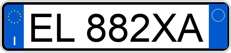 Numer rejestracyjny EL882XA posiada FIAT 500 Numer rejestracyjny EL882XA posiada FIAT 500