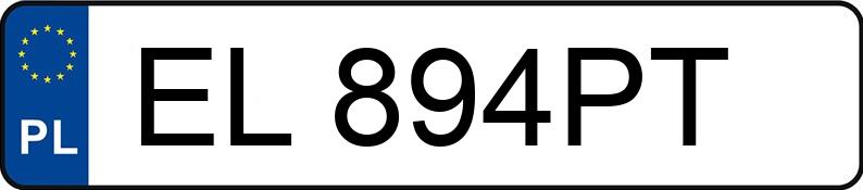 Numer rejestracyjny EL 894PT posiada OPEL TIGRA - EL894PT Numer rejestracyjny EL 894PT posiada OPEL TIGRA - EL894PT