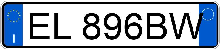 Numer rejestracyjny EL896BW posiada FIAT Punto Evo