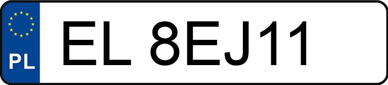 Numer rejestracyjny EL 8EJ11 posiada TOYOTA GT 86 2.0 MR`12 E5 Sol Aut. - EL8EJ11