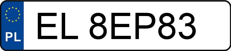 Numer rejestracyjny EL 8EP83 posiada DACIA Duster MR`18 E6 SL Celebration - EL8EP83