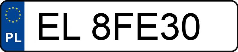 Numer rejestracyjny EL 8FE30 posiada FORD C-Max Grand 2.0 TDCi MR`11 E5 Trend - EL8FE30