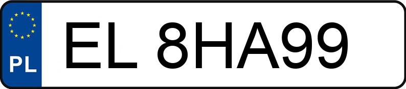 Numer rejestracyjny EL 8HA99 posiada AUDI A6 Avant Quattro 3.0 TDi MR`04 E3 4F A6 Avant Quattro 3.0 TDi MR`04 E3 4F - EL8HA99