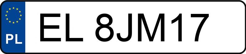 Numer rejestracyjny EL 8JM17 posiada SSANG YONG Korando 1.5 Turbo MR`20 E6 Sapphire - EL8JM17