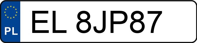 Numer rejestracyjny EL 8JP87 posiada VOLKSWAGEN Tiguan Allspace 2.0 TSI MR`21 E6 R-Line 4MOTION DSG - EL8JP87