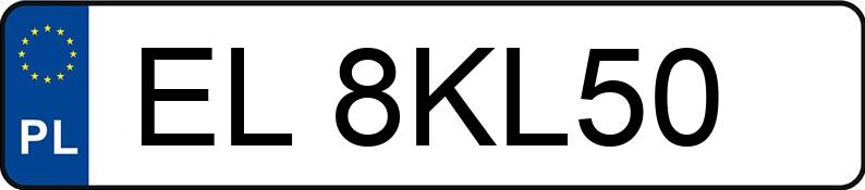 Numer rejestracyjny EL 8KL50 posiada BMW 850CI - EL8KL50 Numer rejestracyjny EL 8KL50 posiada BMW 850CI - EL8KL50