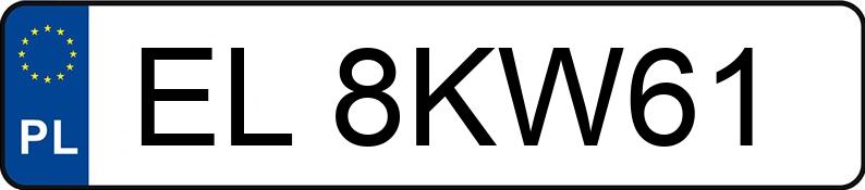 Numer rejestracyjny EL 8KW61 posiada AUDI A6 AVANT - EL8KW61 Numer rejestracyjny EL 8KW61 posiada AUDI A6 AVANT - EL8KW61