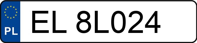 Numer rejestracyjny EL 8L024 posiada BMW 530I XDRIVE - EL8L024 Numer rejestracyjny EL 8L024 posiada BMW 530I XDRIVE - EL8L024