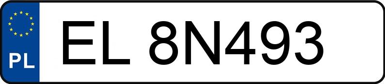 Numer rejestracyjny EL 8N493 posiada BMW X3 XDRIVE20D - EL8N493 Numer rejestracyjny EL 8N493 posiada BMW X3 XDRIVE20D - EL8N493