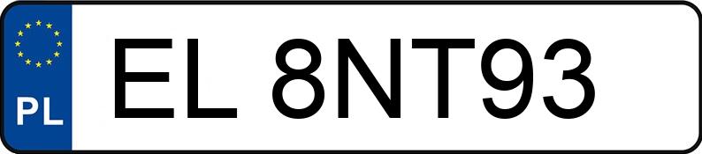 Numer rejestracyjny EL 8NT93 posiada OPEL CORSA - EL8NT93 Numer rejestracyjny EL 8NT93 posiada OPEL CORSA - EL8NT93
