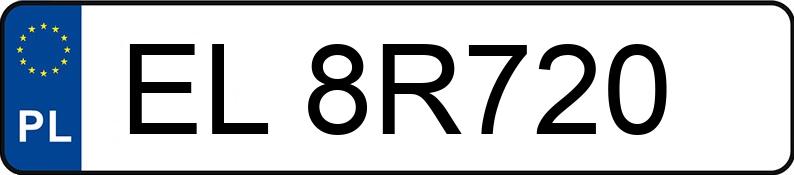 Numer rejestracyjny EL 8R720 posiada SKODA OCTAVIA - EL8R720