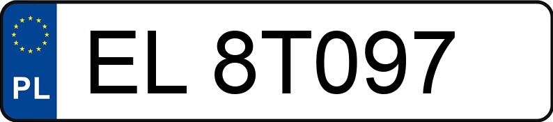 Numer rejestracyjny EL 8T097 posiada BMW 118I - EL8T097 Numer rejestracyjny EL 8T097 posiada BMW 118I - EL8T097