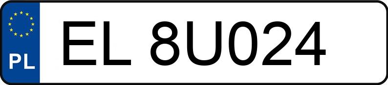 Numer rejestracyjny EL 8U024 posiada SKODA OCTAVIA - EL8U024 Numer rejestracyjny EL 8U024 posiada SKODA OCTAVIA - EL8U024