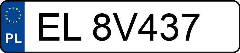 Numer rejestracyjny EL 8V437 posiada ALFA ROMEO 156 S-wagon 1.9 JTD Kat. MR`97 932 156 S-wagon 1.9 JTD Kat. MR`97 932 - EL8V437