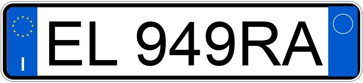 Numer rejestracyjny EL949RA posiada TOYOTA Yaris 3a serie Numer rejestracyjny EL949RA posiada TOYOTA Yaris 3a serie