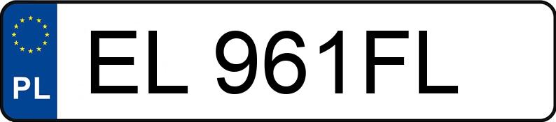 Numer rejestracyjny EL 961FL posiada DAEWOO NUBIRA II - EL961FL Numer rejestracyjny EL 961FL posiada DAEWOO NUBIRA II - EL961FL