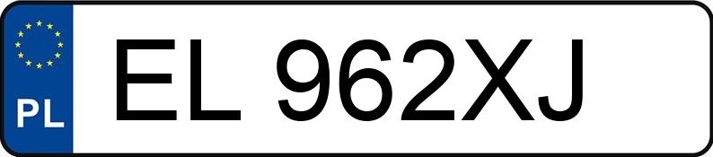 Numer rejestracyjny EL 962XJ posiada SKODA OCTAVIA COMBI - EL962XJ