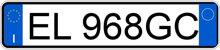 Numer rejestracyjny EL968GC posiada BMW Serie 5