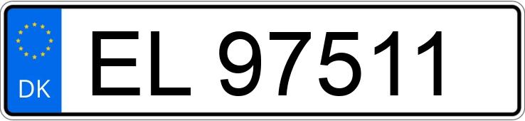 Numer rejestracyjny EL97511 posiada KIA EV6