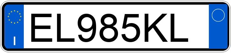 Numer rejestracyjny EL985KL posiada ALFA ROMEO MiTo