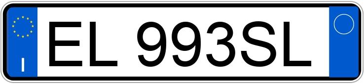 Numer rejestracyjny EL993SL posiada SMART fortwo 2a serie