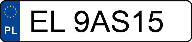 Numer rejestracyjny EL 9AS15 posiada VOLVO XC60 - EL9AS15