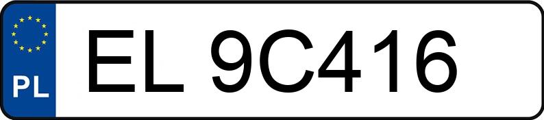 Numer rejestracyjny EL 9C416 posiada TOYOTA CELICA - EL9C416 Numer rejestracyjny EL 9C416 posiada TOYOTA CELICA - EL9C416