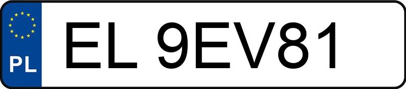 Numer rejestracyjny EL 9EV81 posiada VOLKSWAGEN POLO 1.4 - EL9EV81 Numer rejestracyjny EL 9EV81 posiada VOLKSWAGEN POLO 1.4 - EL9EV81