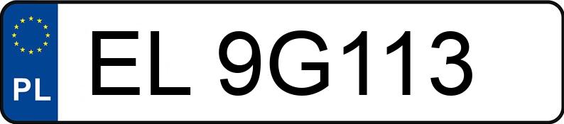 Numer rejestracyjny EL9G113 posiada BMW 740i Kat. E38 740i Kat. E38