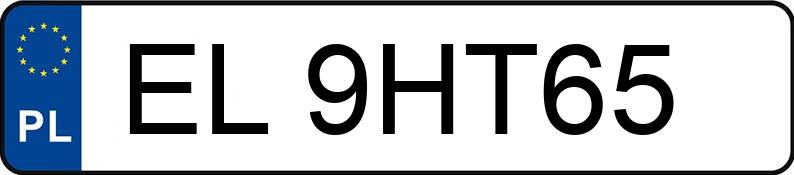 Numer rejestracyjny EL 9HT65 posiada CHRYSLER TOWN & COUNTRY - EL9HT65