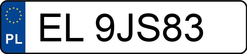 Numer rejestracyjny EL 9JS83 posiada VOLVO XC90 - EL9JS83
