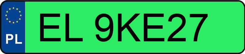 Numer rejestracyjny EL 9KE27 posiada CUPRA Tavascan MR`24 VZ 77kWh - EL9KE27 Numer rejestracyjny EL 9KE27 posiada CUPRA Tavascan MR`24 VZ 77kWh - EL9KE27